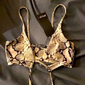 Nasty gal snakeskin bathing suit